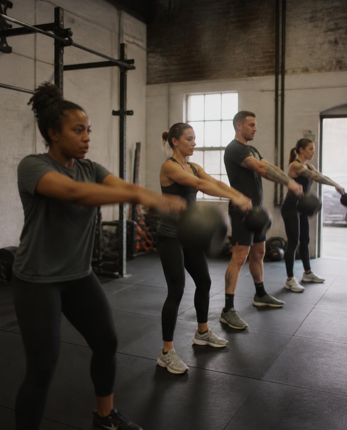 6 AM kettlebell class